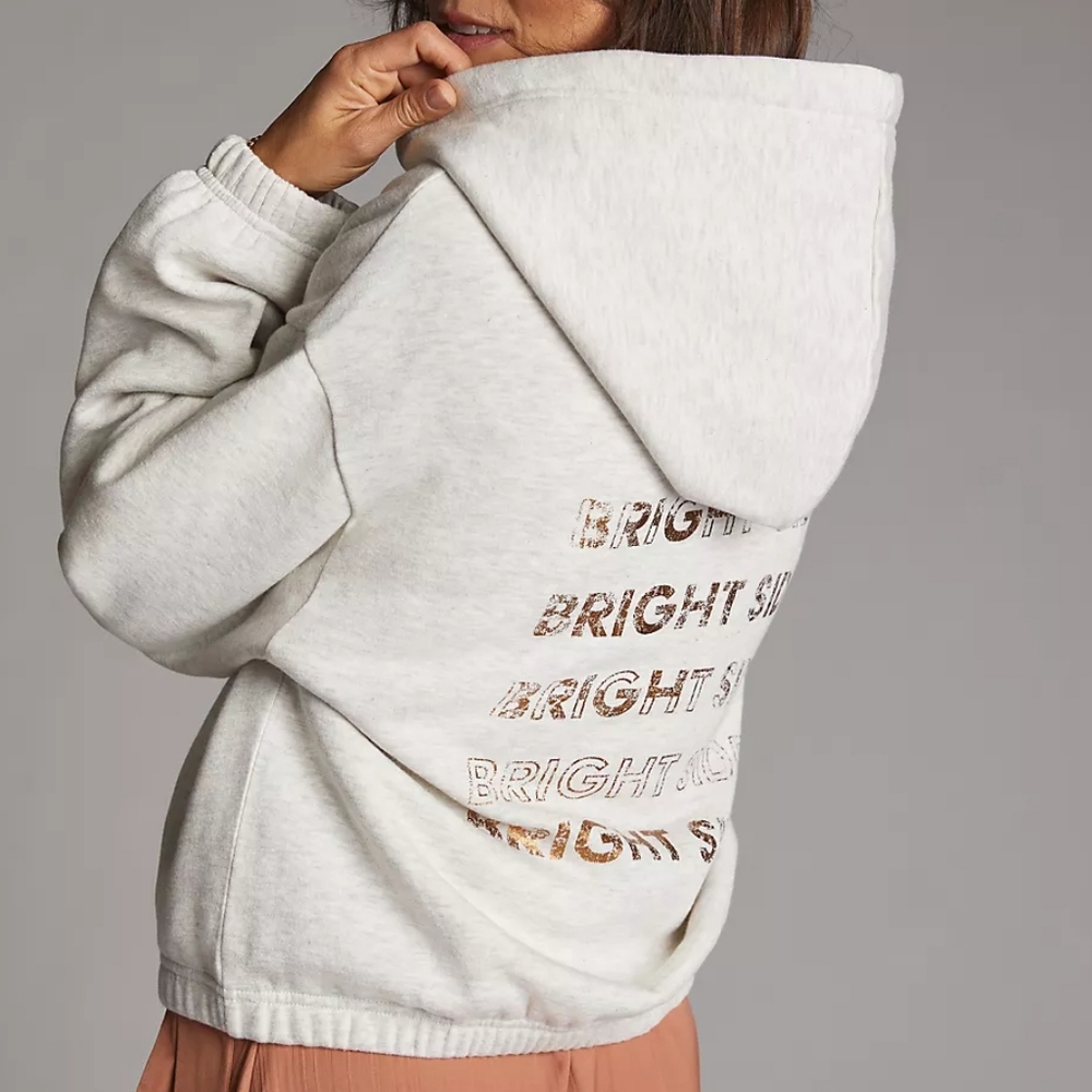 ANTHROPOLOGIE Foiled Hoodie - Picture 2 of 5